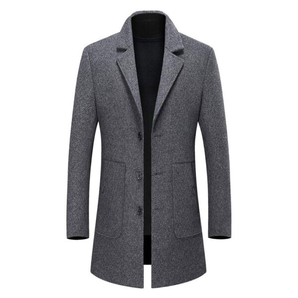 Men Wool long Coat