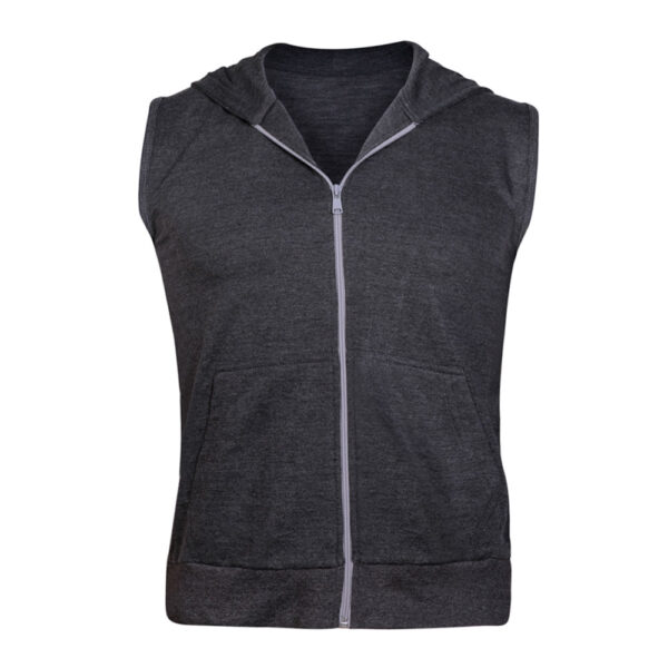 Men Sleeve less Hoodie