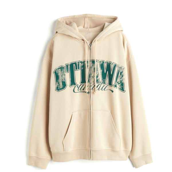 ladies Zipper Hoodie